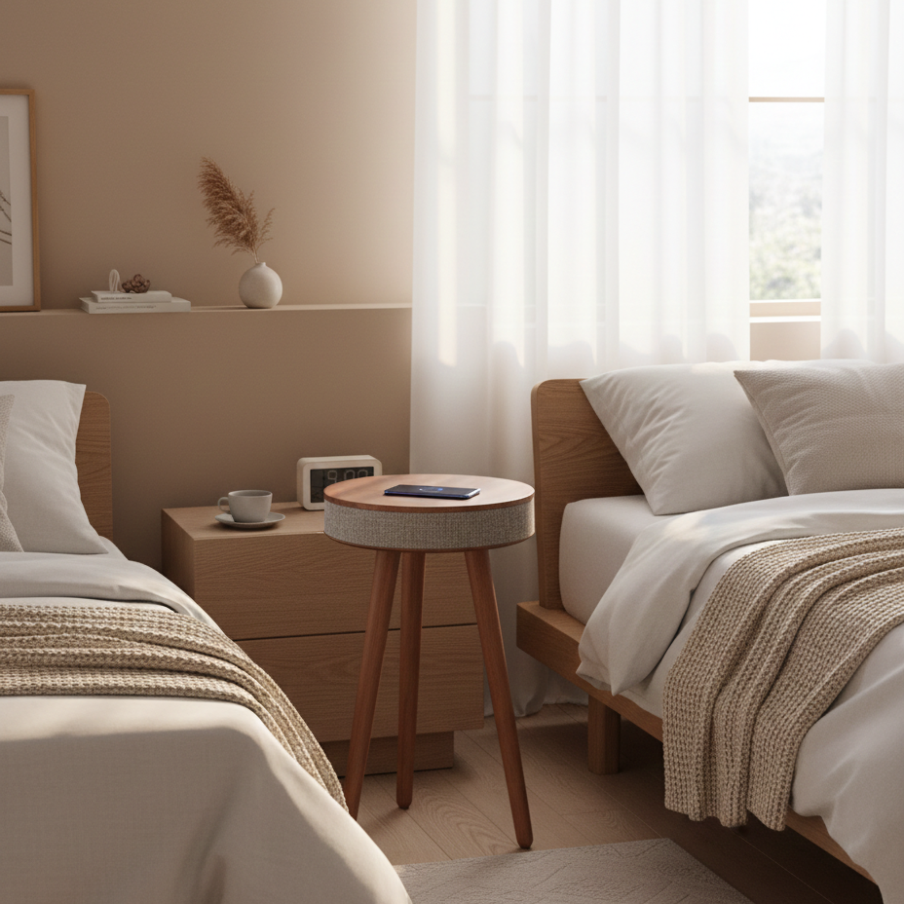 Round Smart Side Table