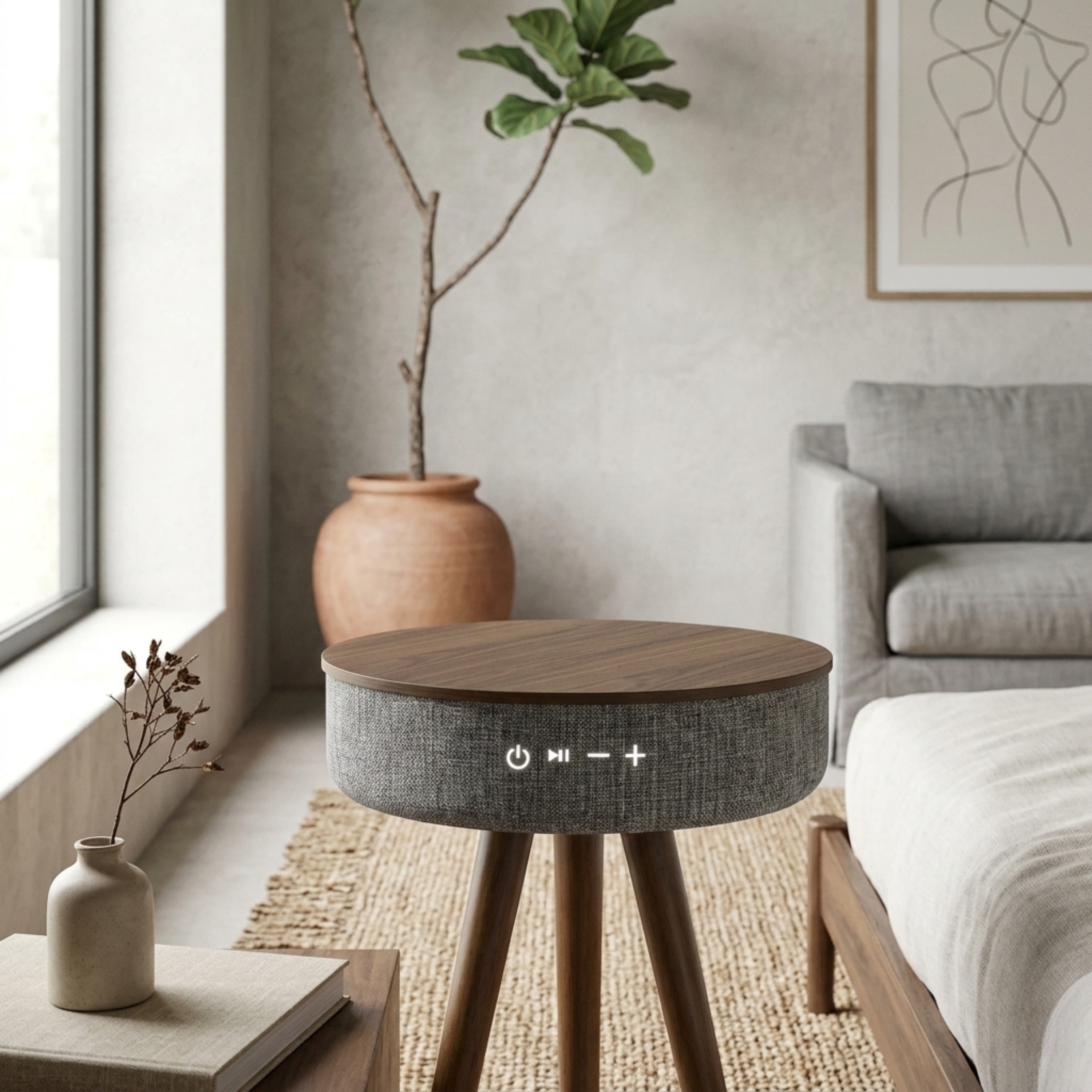 Modern Speaker Side Table