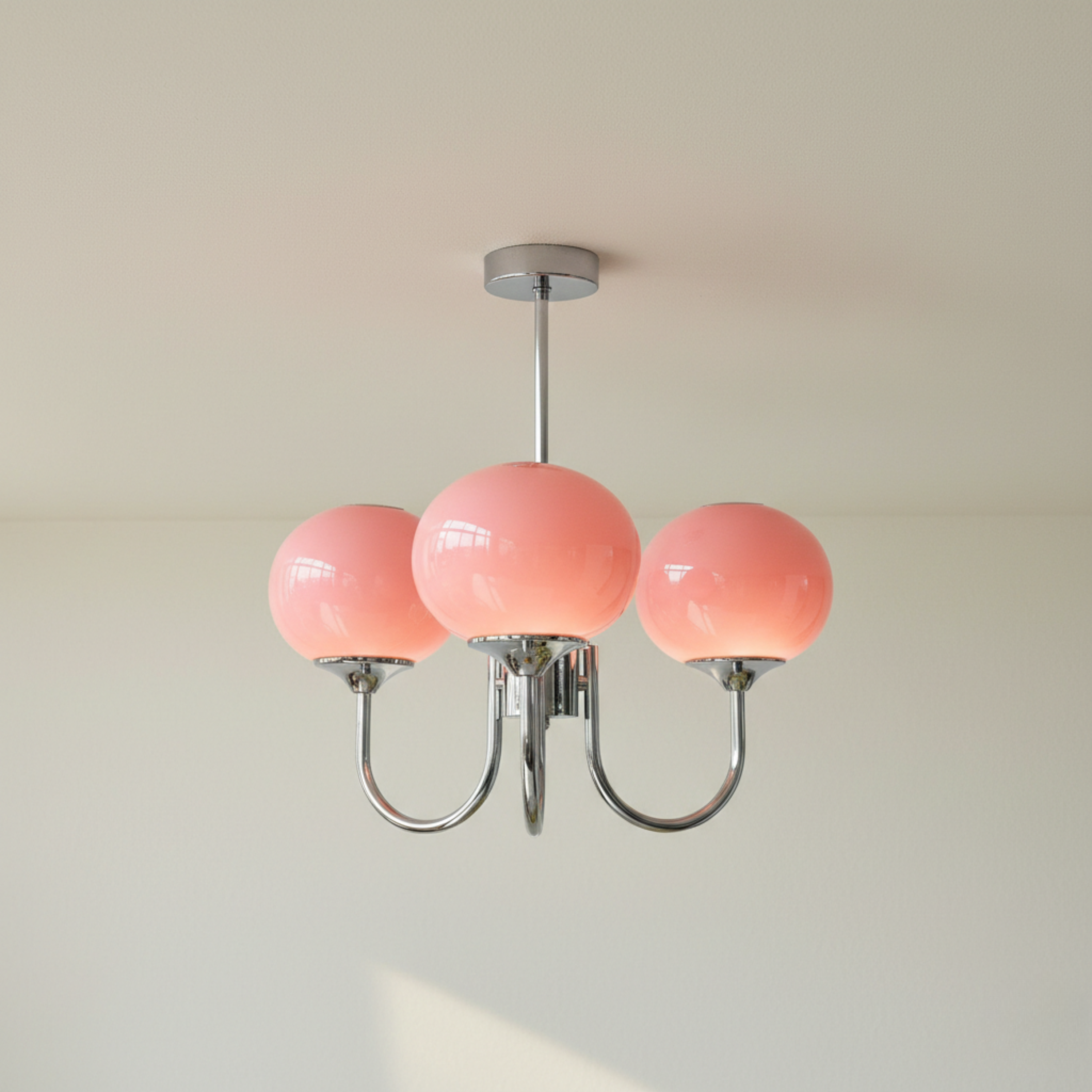 Glass Globe Chandelier Ceiling Light