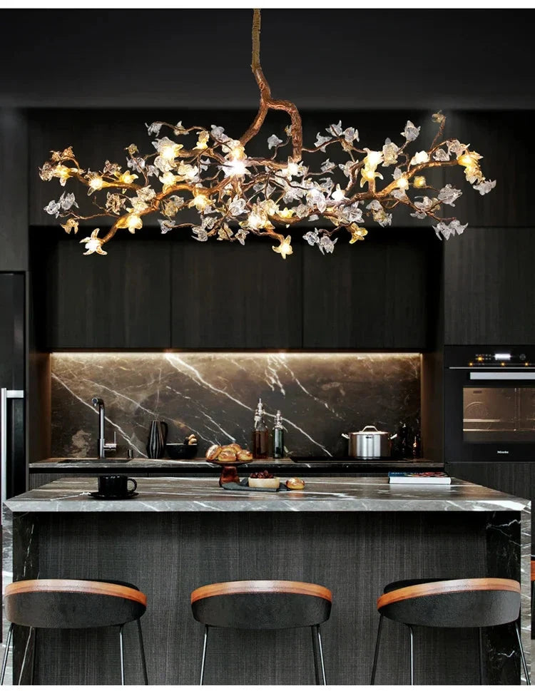 Asut Sculptural Branch Chandelier Lighting