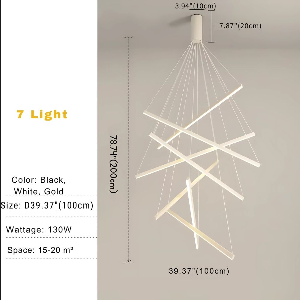 Cora Contemporary Foyer Chandelier