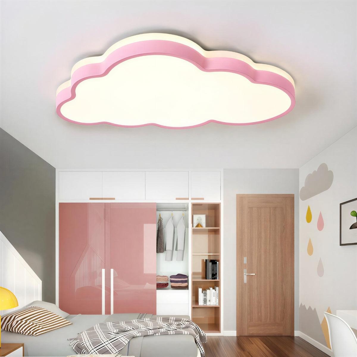 Decorative Cloud Shaped Flushmount Ceiling Light Fixture