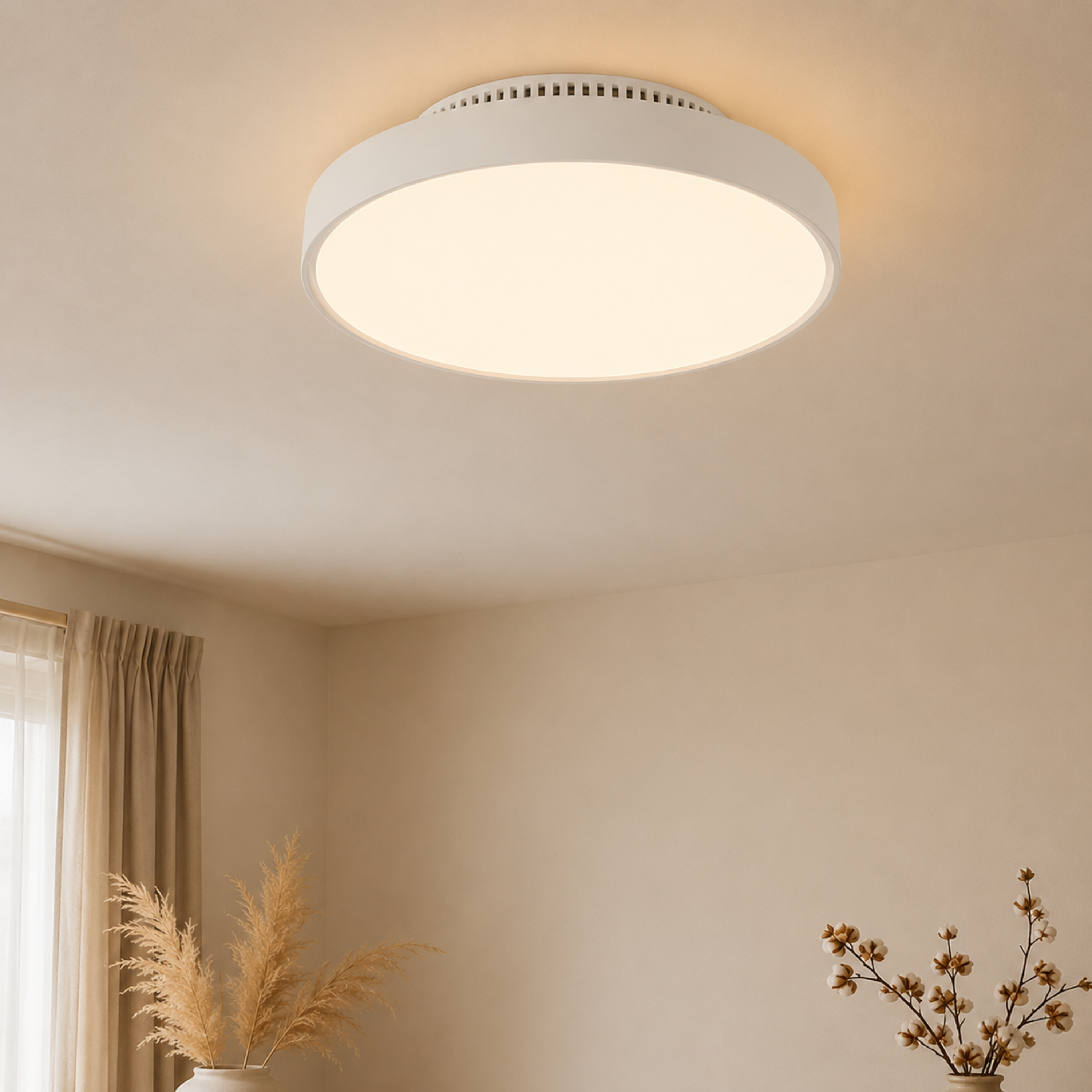 Invisible Bladeless LED Ceiling Fan Light