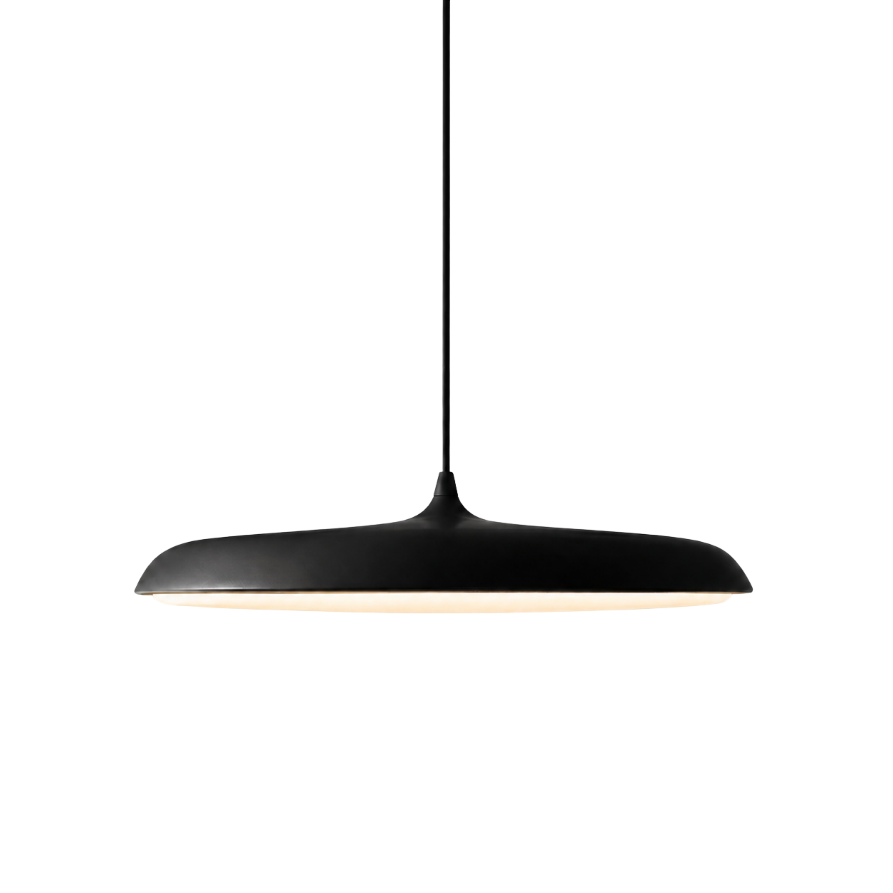 Black Slim Aluminium LED Pendant Ceiling Light