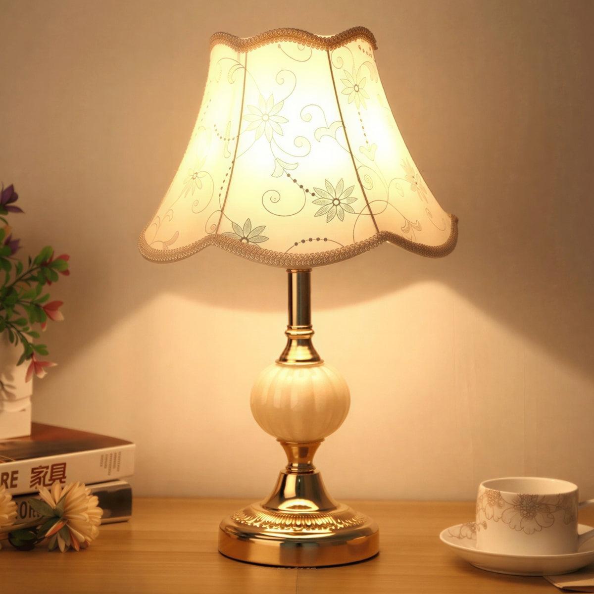 Mid Century Vintage Table Lamp With Scandinavian Design