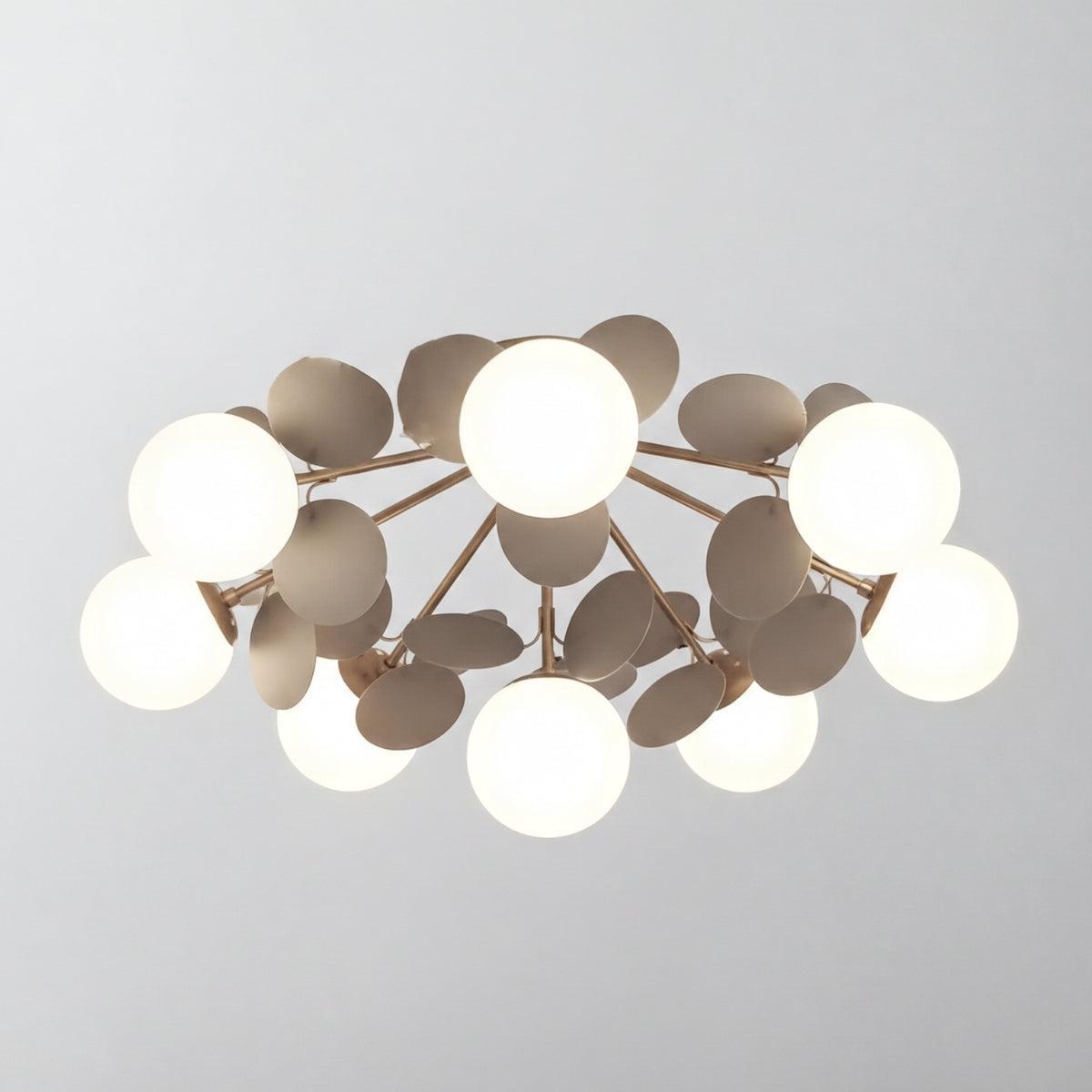 Modern Flushmount Ceiling Light Fixtures With Spherical Design