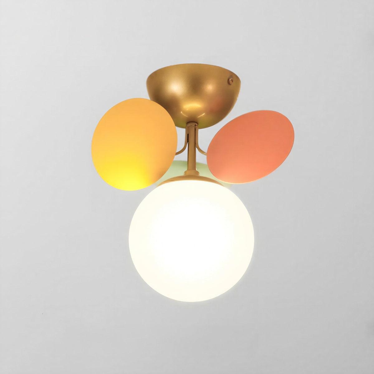 Modern Flushmount Ceiling Light Fixtures With Spherical Design