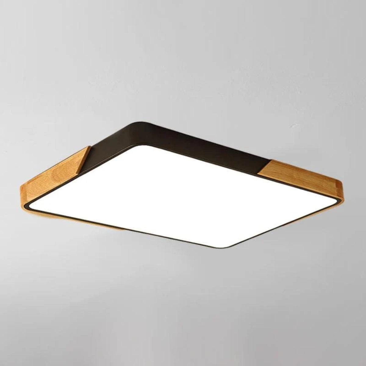 Modern Minimalist Square Flushmount Ceiling Lighting Fixture
