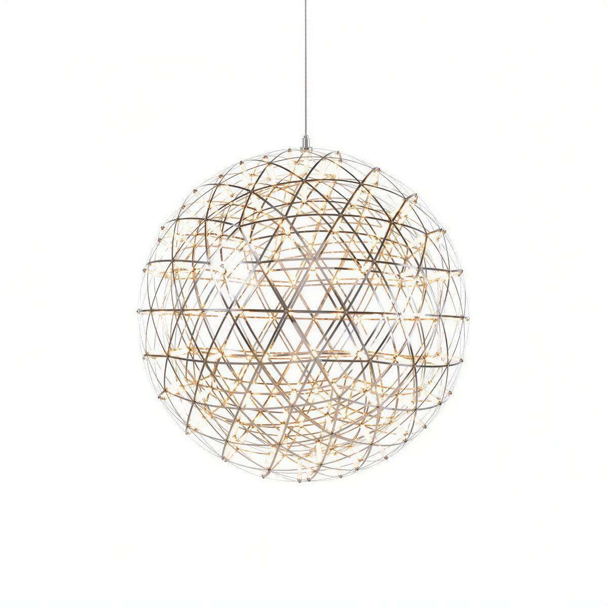 Modern Sphere Chandelier Light Fixture With Globe Style