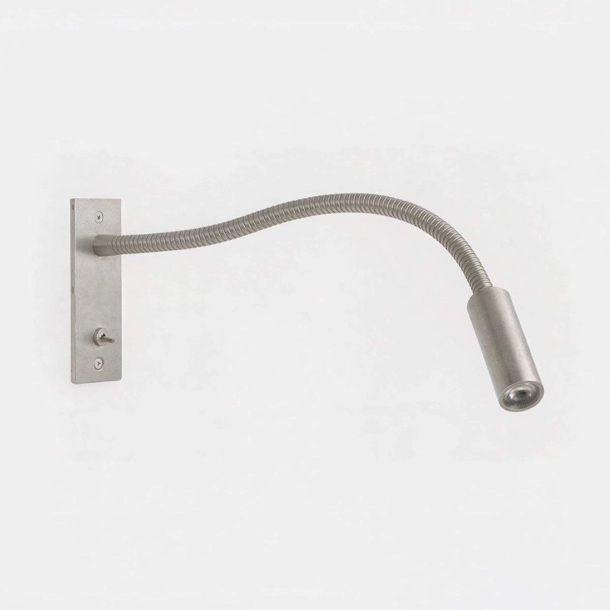 Modern Wall Sconce Lighting Fixture With Flexible Gooseneck For Reading