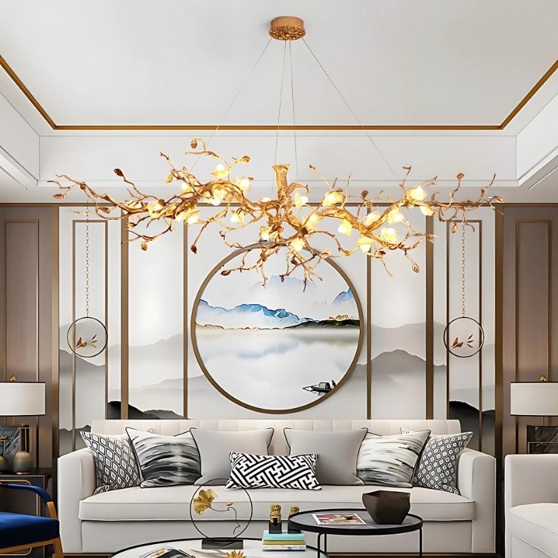 Noa Flower Branch Chandelier