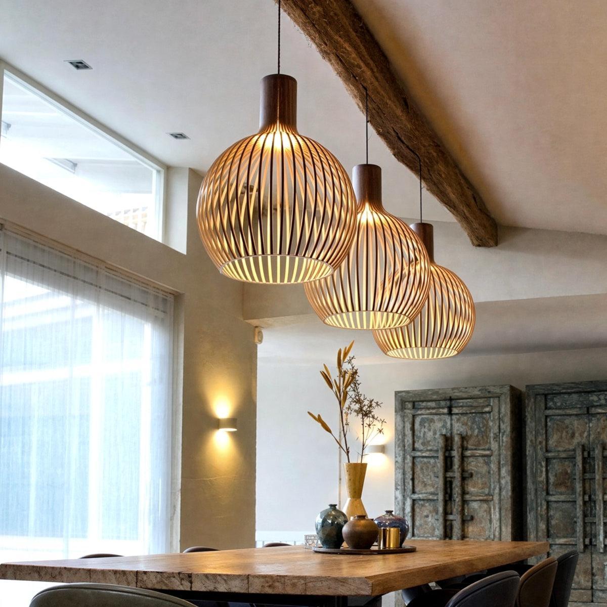 Open Cage Pendant Light Fixture