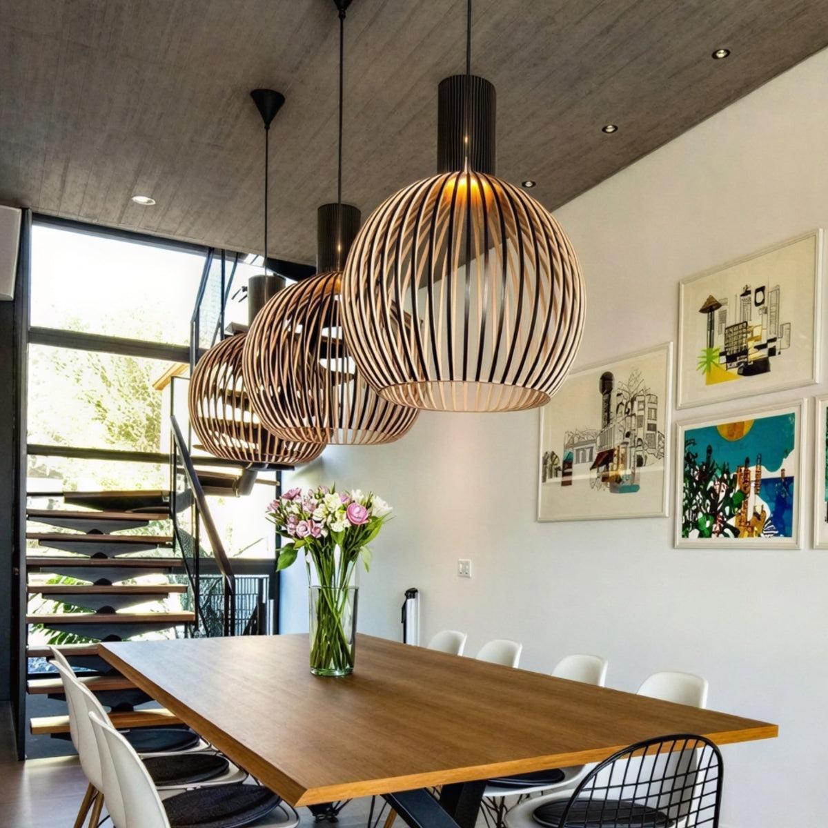 Open Cage Pendant Light Fixture