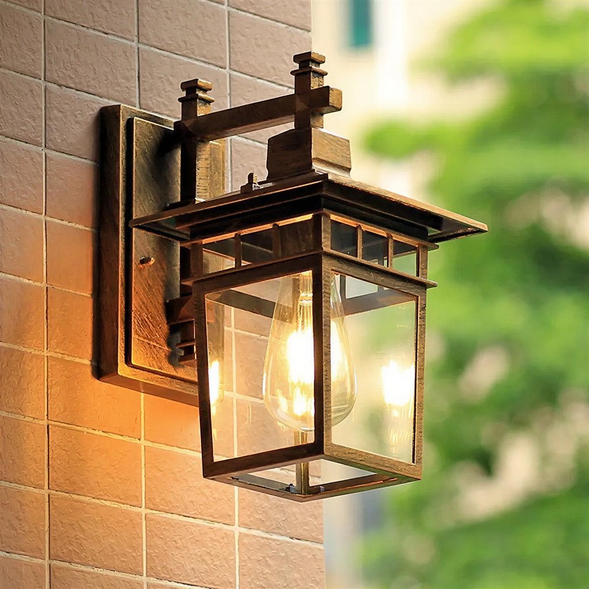 Outdoor Deco Wall Lantern for Porch and House Exterior
