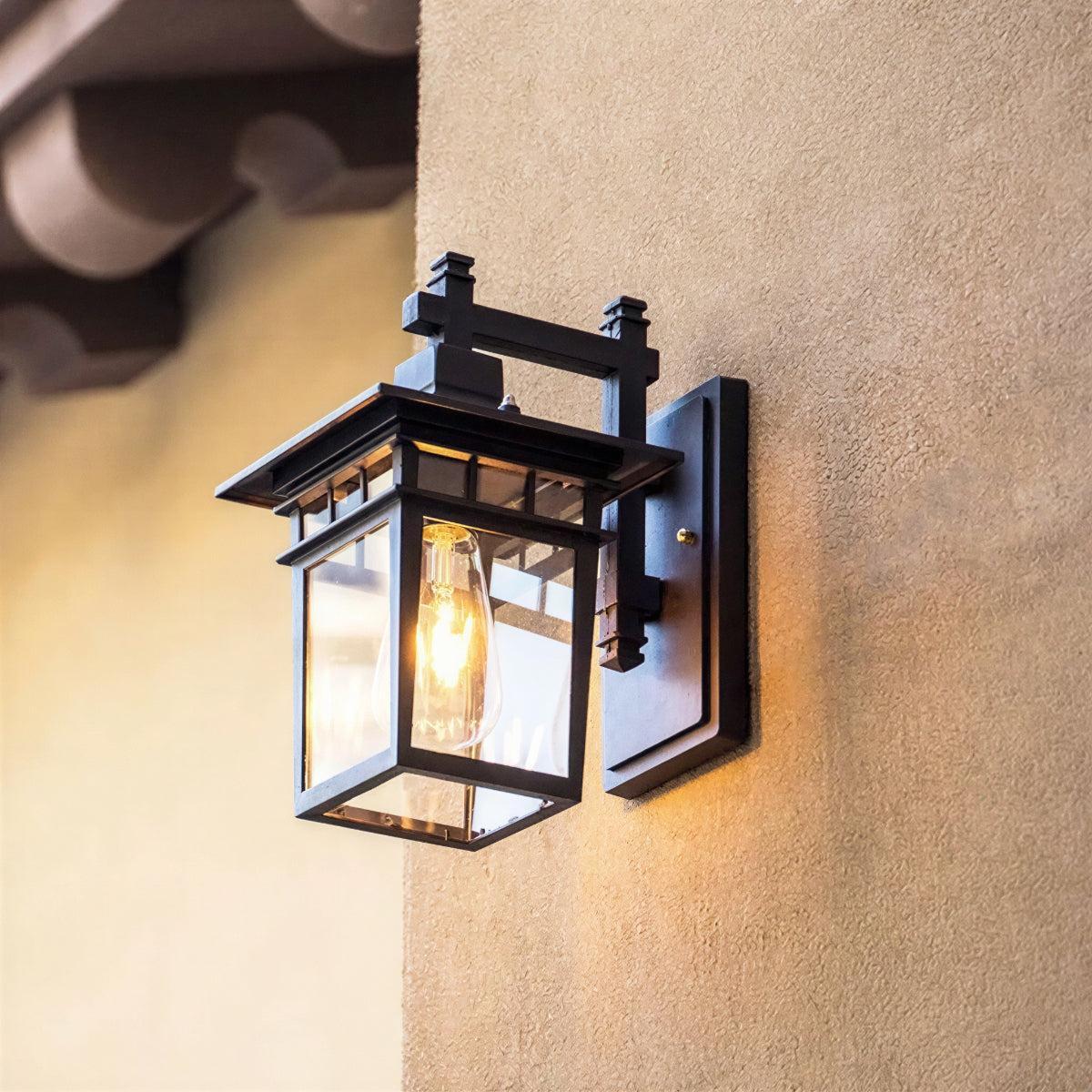 Outdoor Deco Wall Lantern for Porch and House Exterior