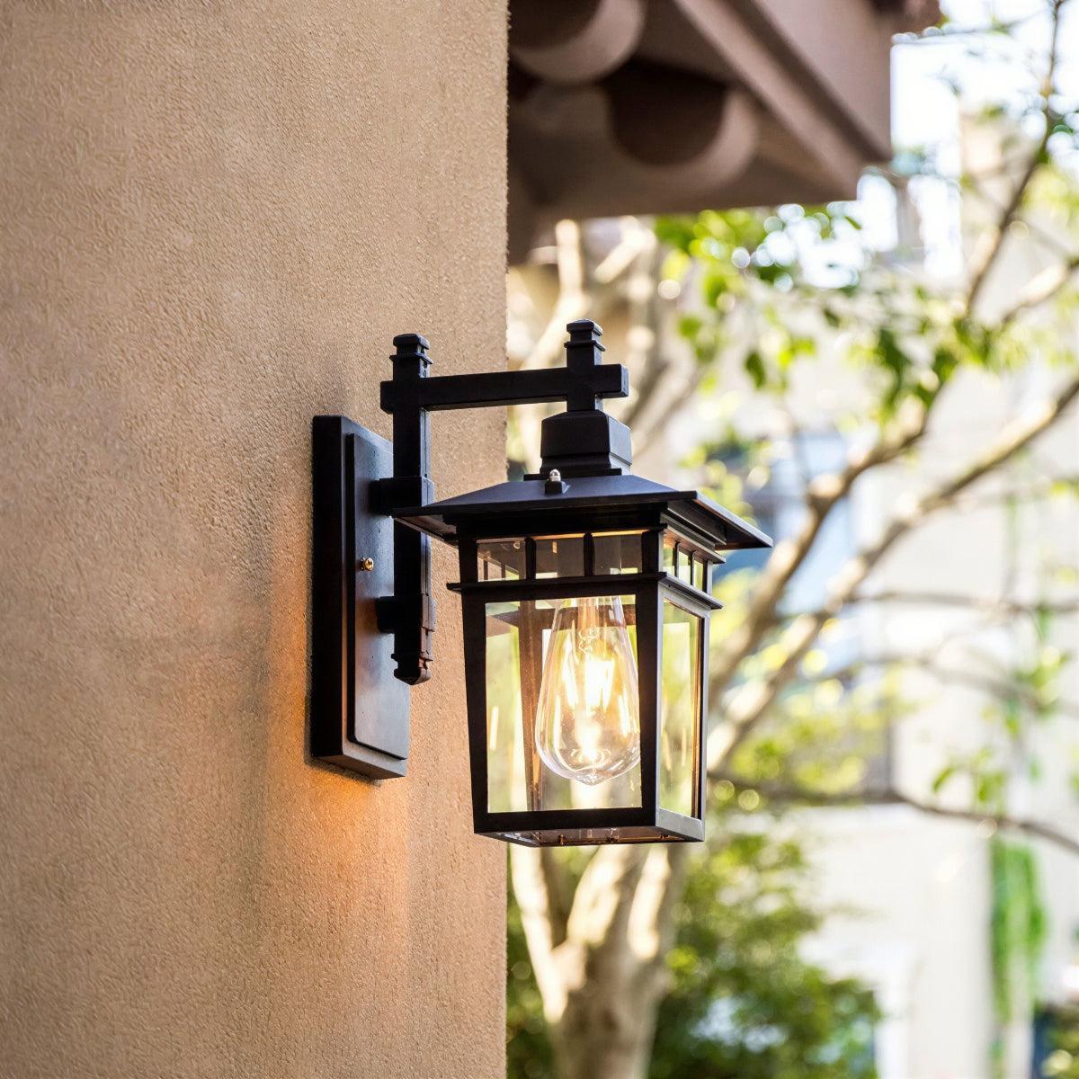 Outdoor Deco Wall Lantern for Porch and House Exterior