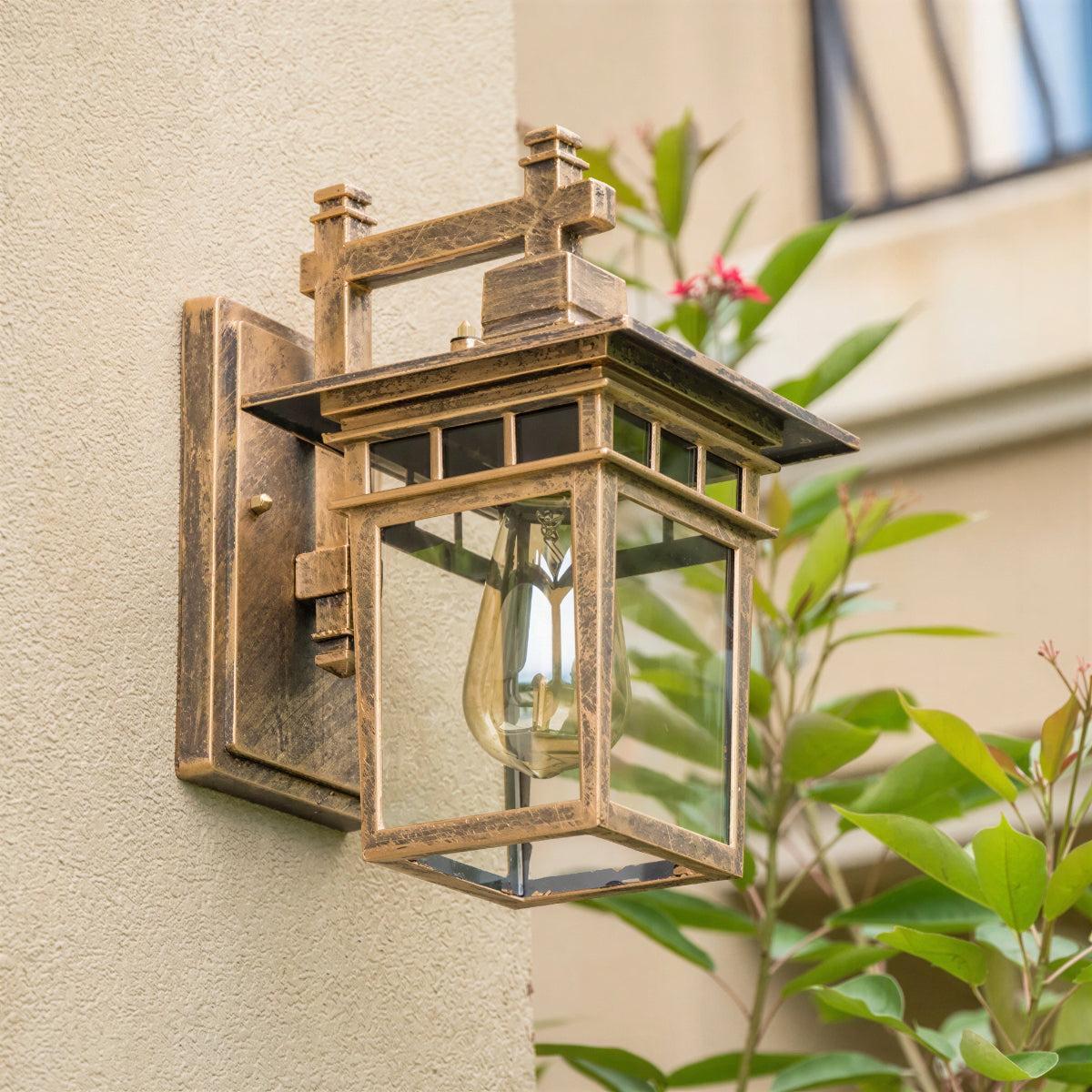 Outdoor Deco Wall Lantern for Porch and House Exterior