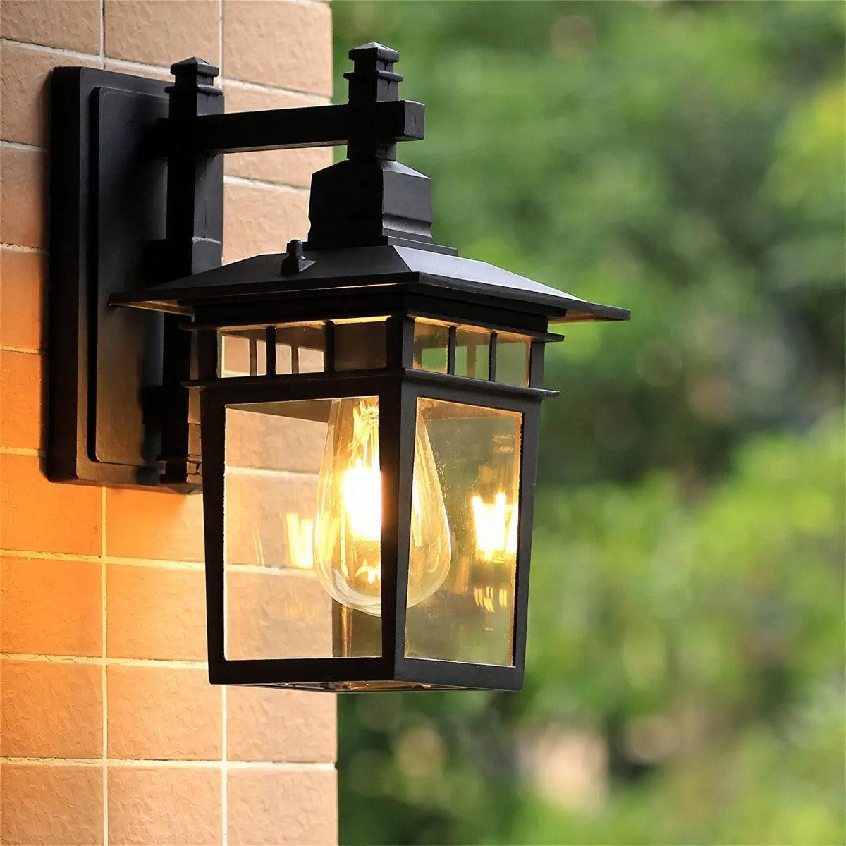 Outdoor Deco Wall Lantern for Porch and House Exterior