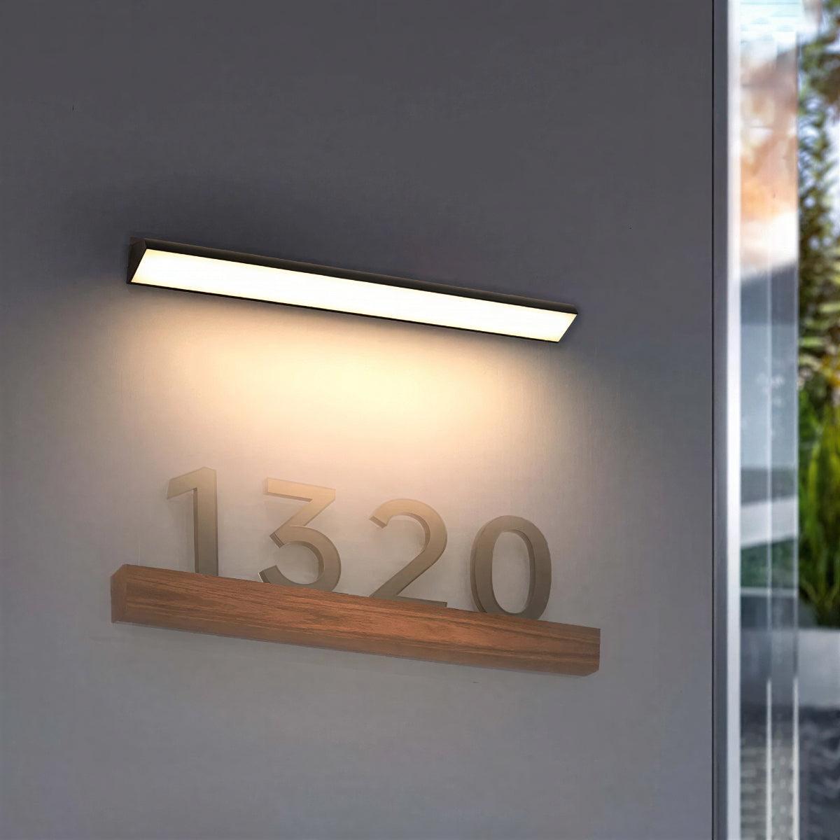Outdoor Triangular Wall Light for Porch and Patio Lighting