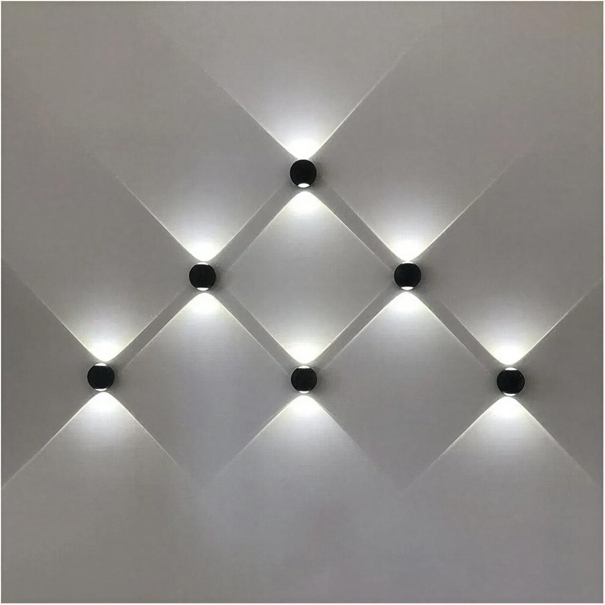 Outdoor Wall Sconce Light With Multi Beam Design