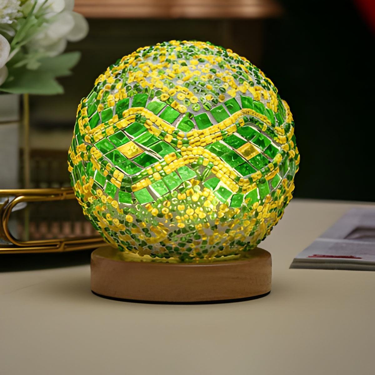 Turkish Style Lamp With Mosaic Boho Design
