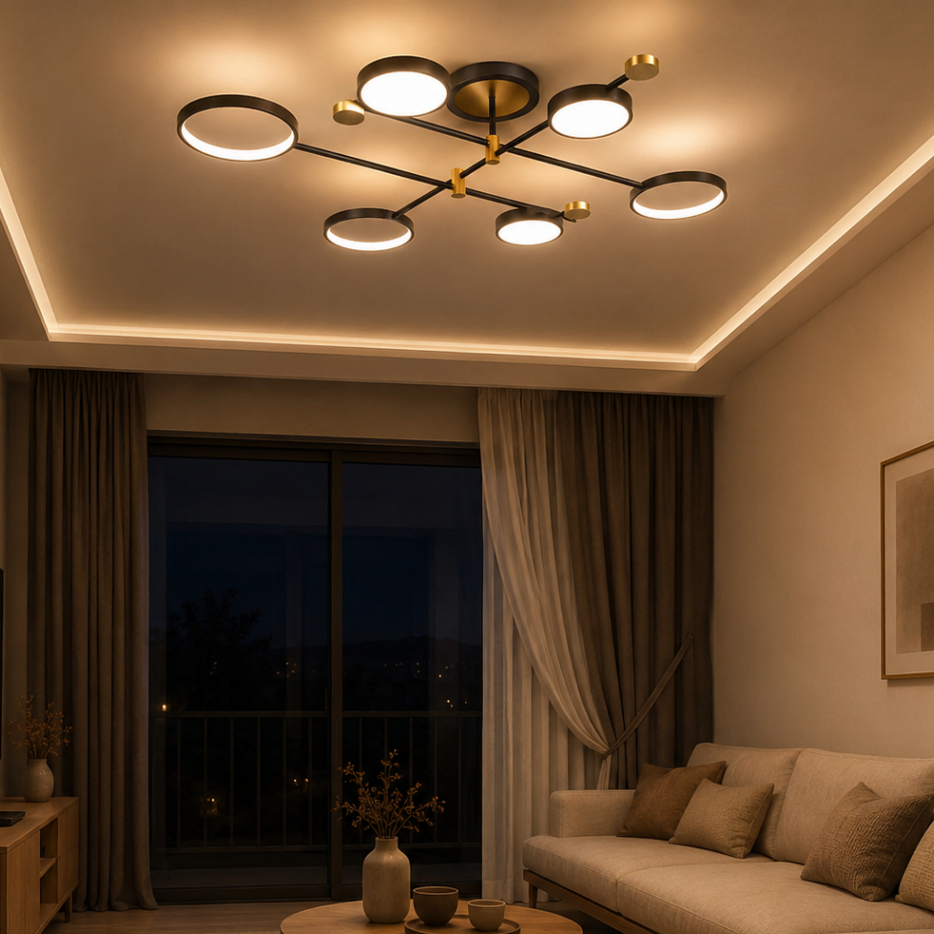 Nordic LED Ring Ceiling Light
