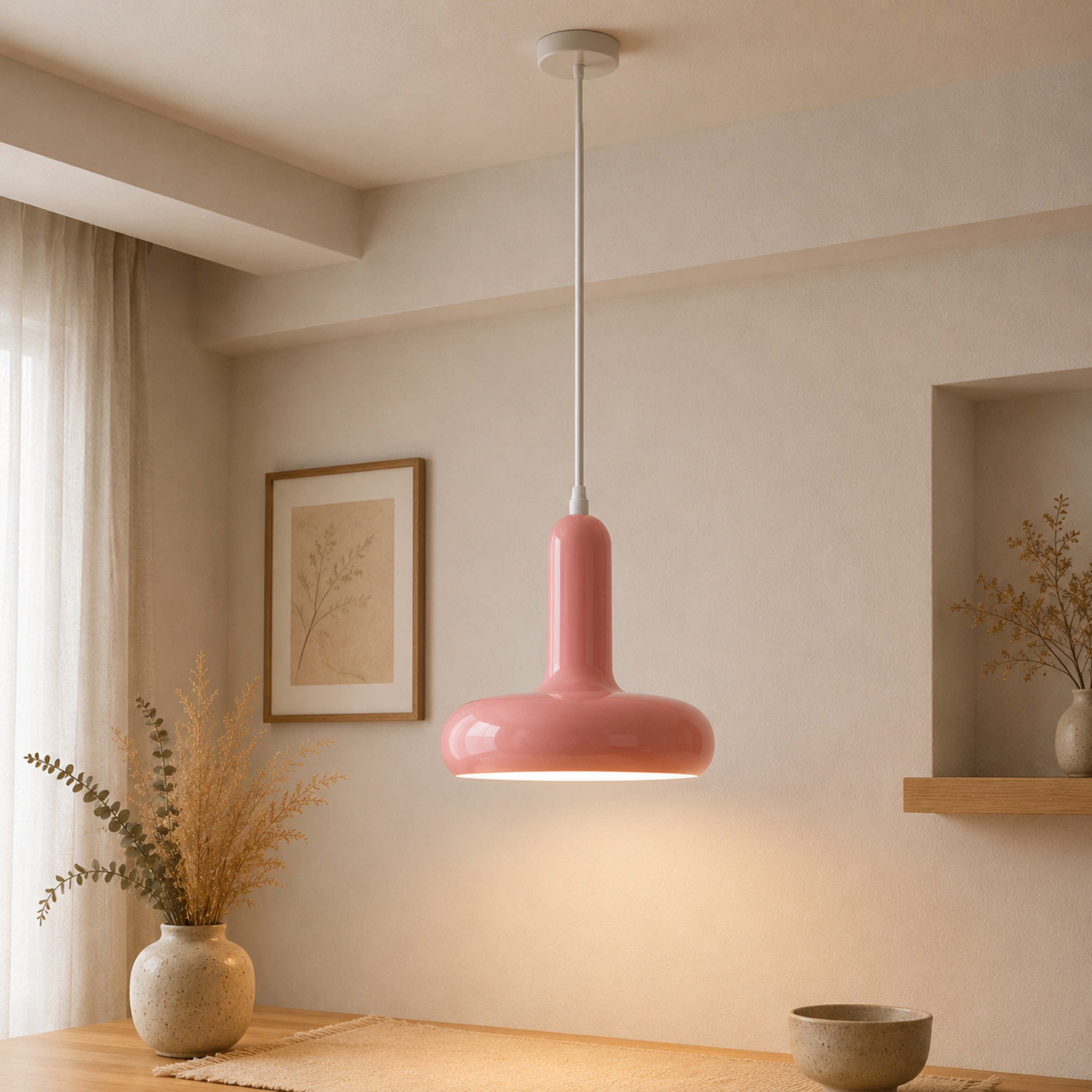 Modern Nordic Mushroom Pendant Light