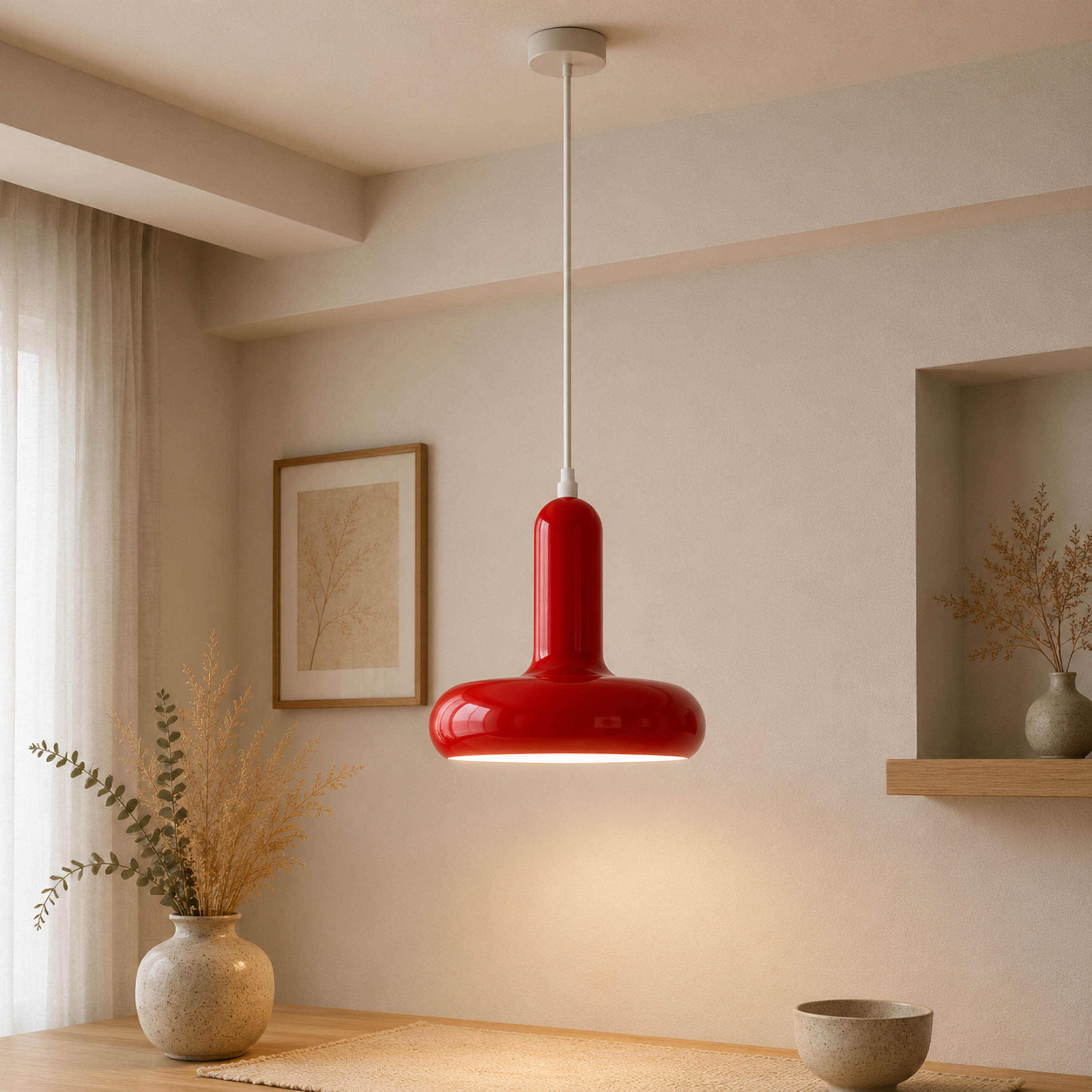Modern Nordic Mushroom Pendant Light