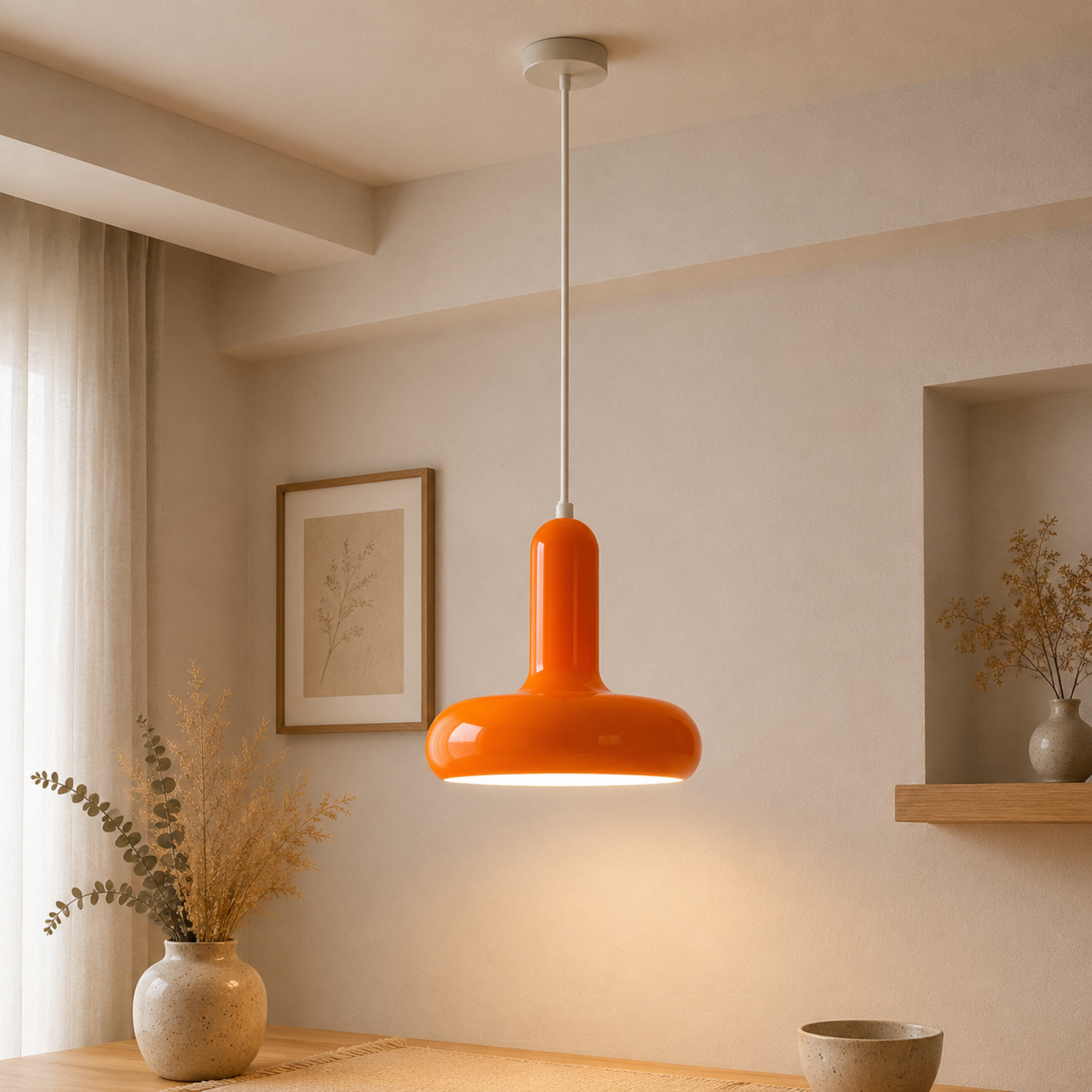 Modern Nordic Mushroom Pendant Light