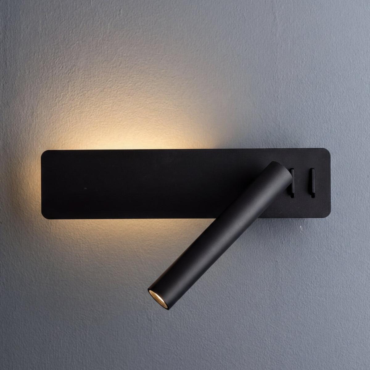Wall Mounted Sconce Light With Adjustable Integrated Focused Beam