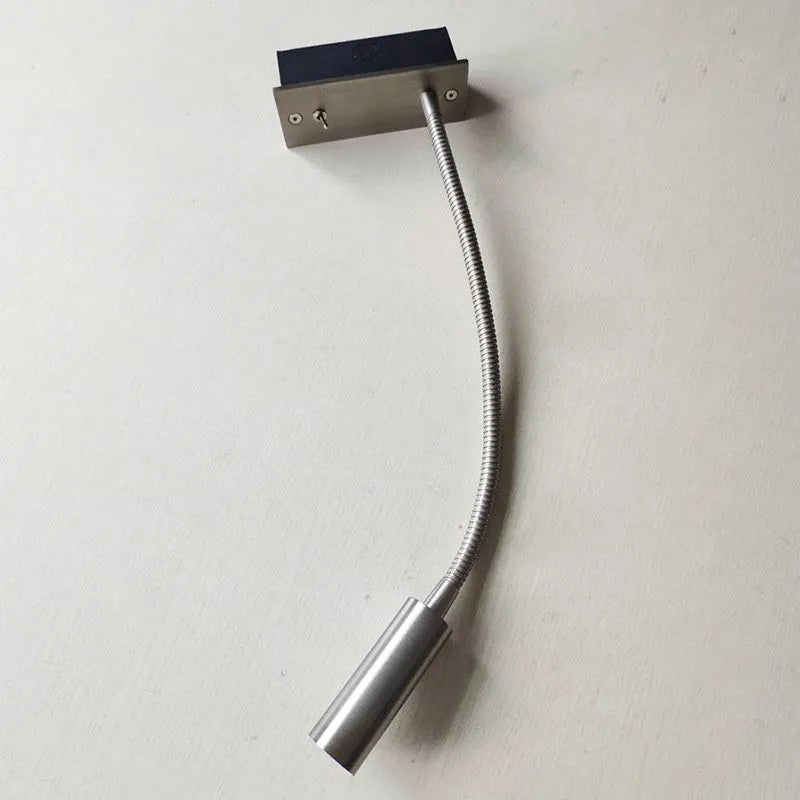 Adjustable Reading Wall Light Bronze Gooseneck Bedside LED Spotlight