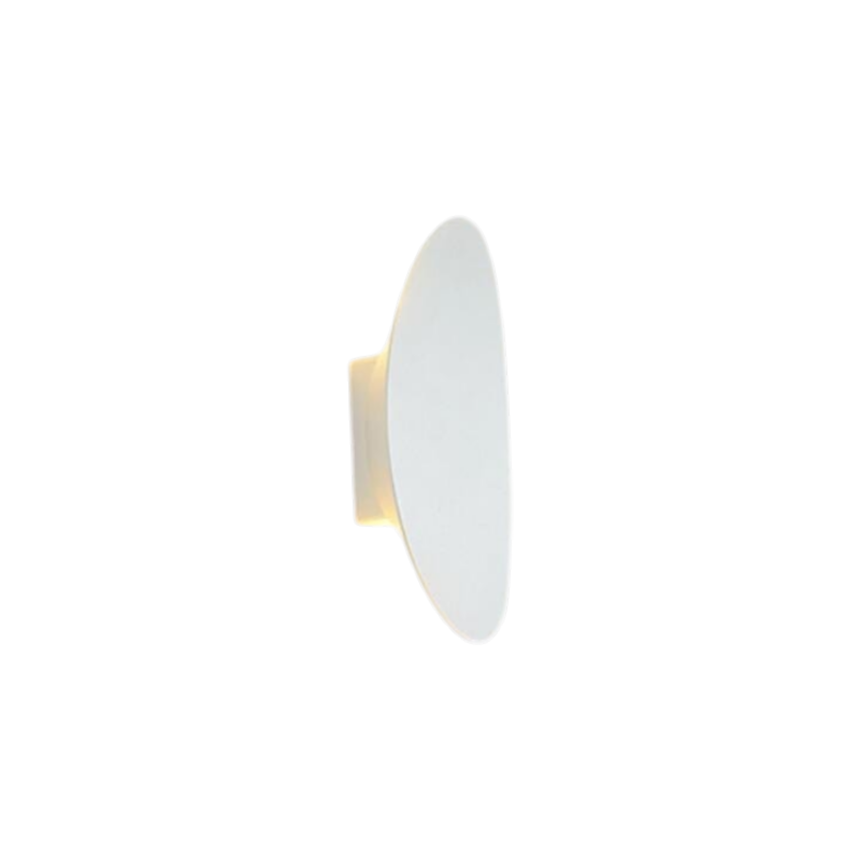 Aluminium Up Down Wall Sconce Compact Indoor Wall Light Oval Or Rectangular