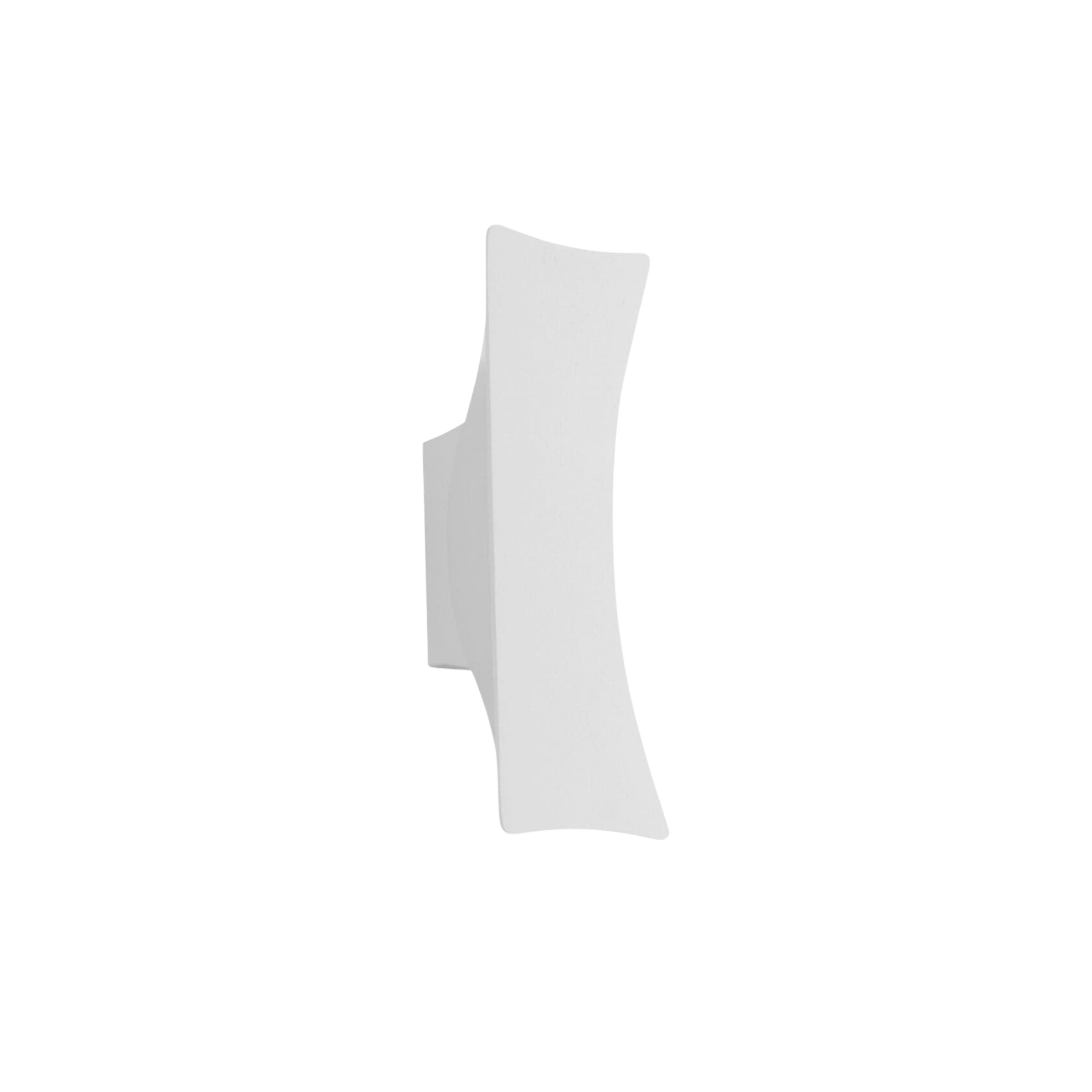 Aluminium Up Down Wall Sconce Compact Indoor Wall Light Oval Or Rectangular
