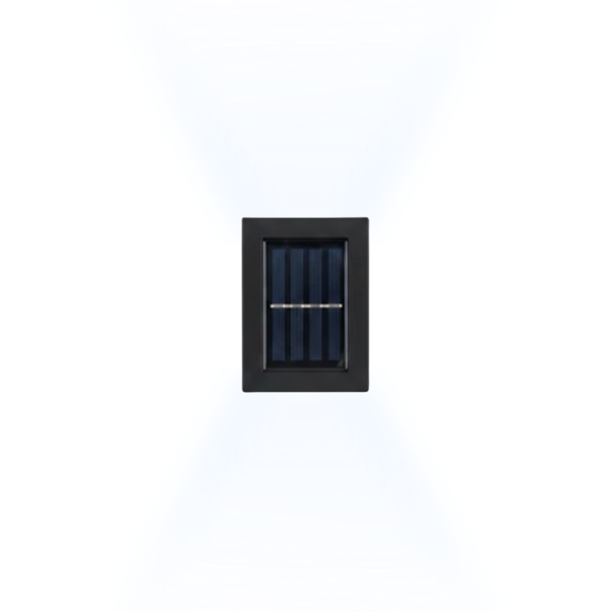 Black Solar LED Outdoor Wall Light Up and Down Solar Garden Light