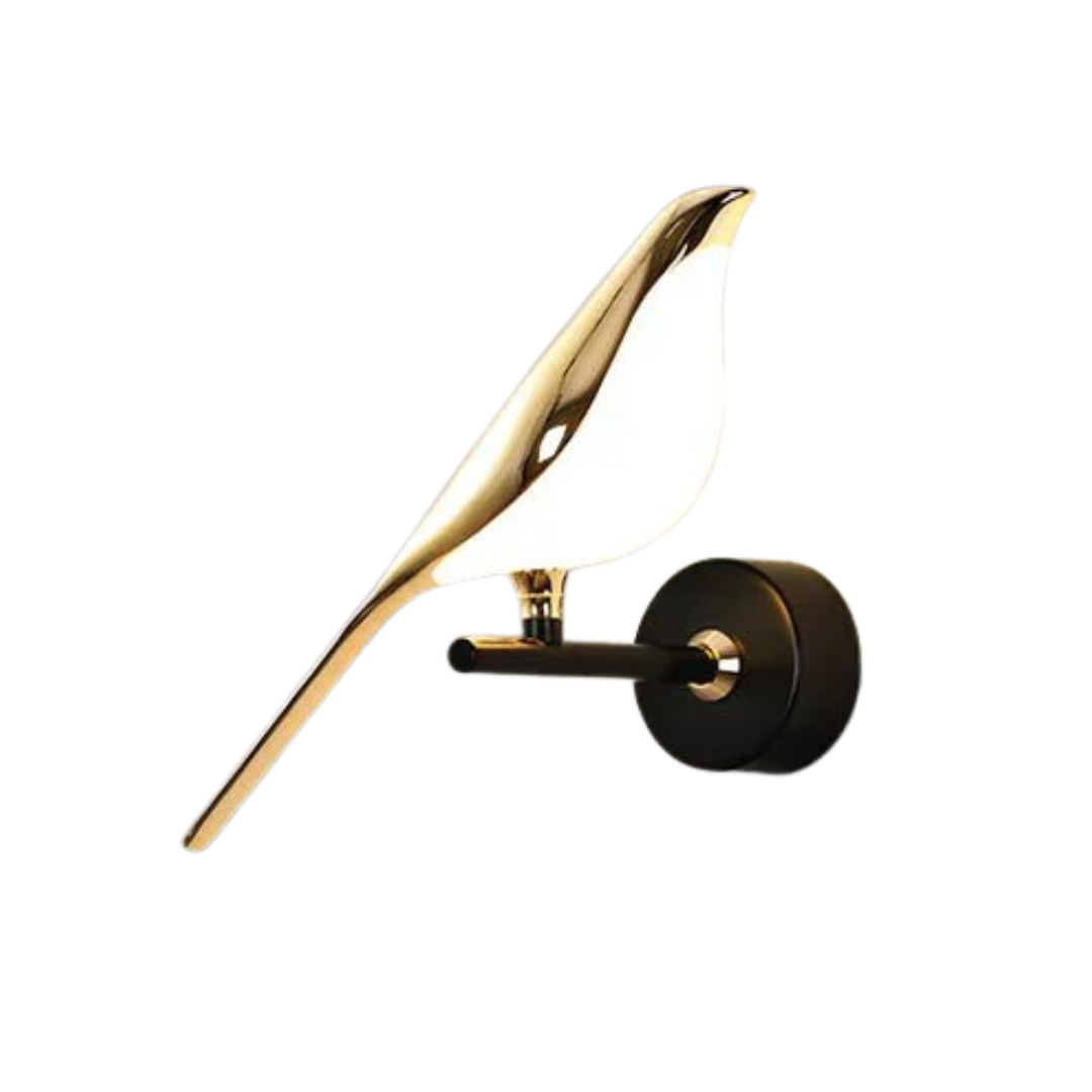 Gold Bird Silhouette Wall Light Modern Wall Sconce