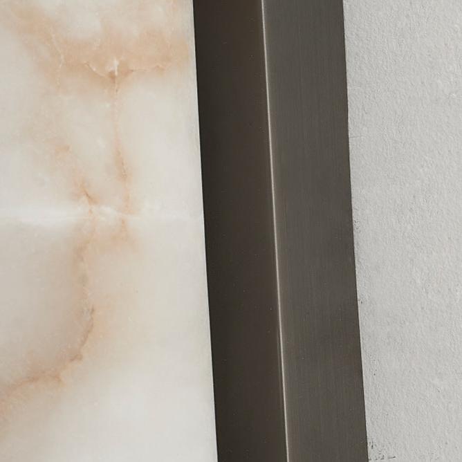 Marble Effect Resin Linear LED Wall Light Vanity Sconce