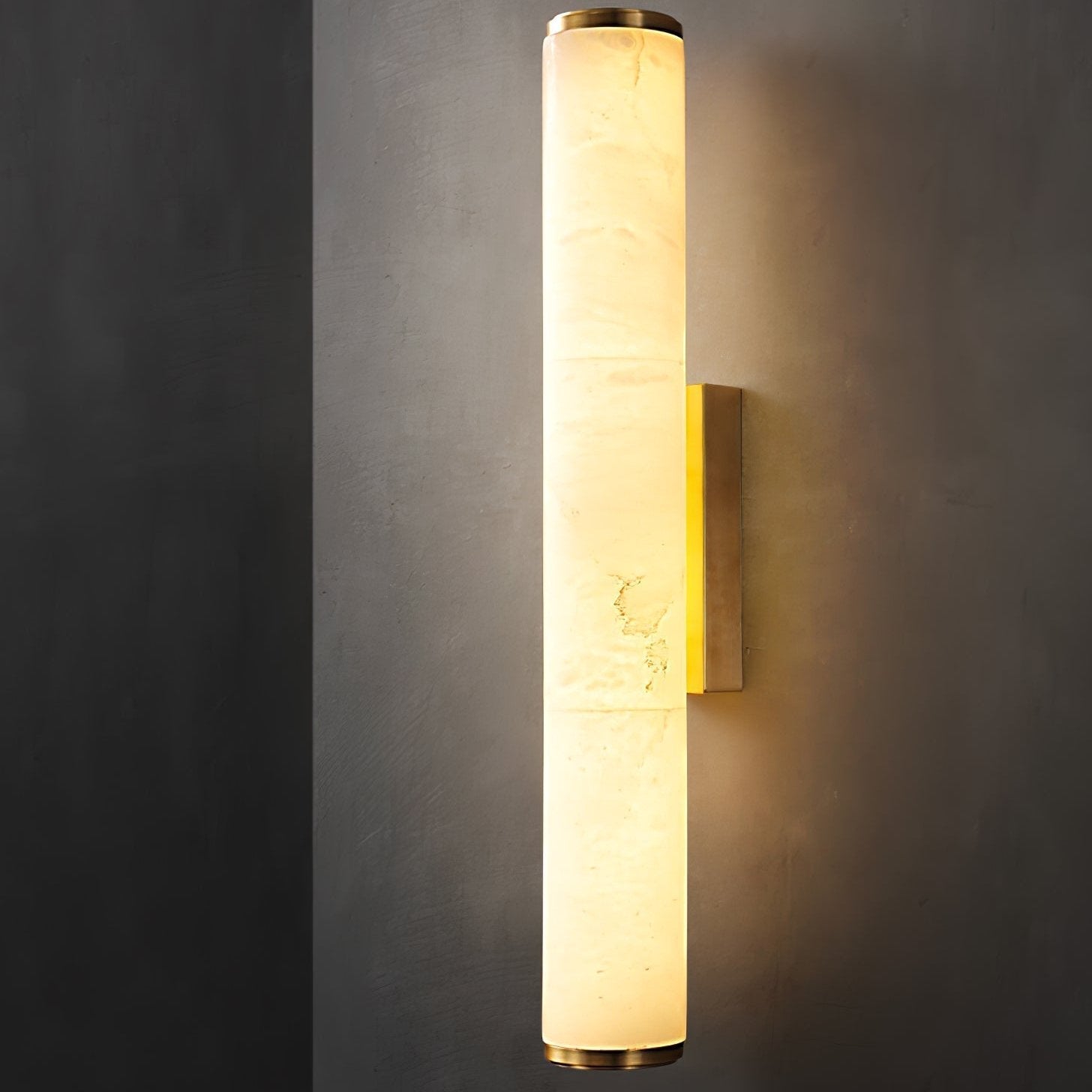 Marble Effect Resin Linear LED Wall Light Vanity Sconce