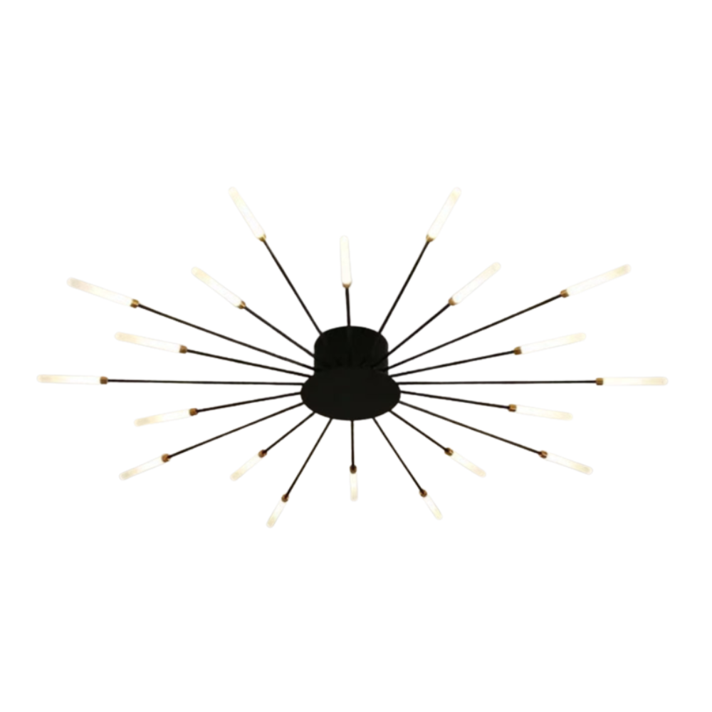 Mid Century Sputnik LED Ceiling Light With Adjustable Branch Arms