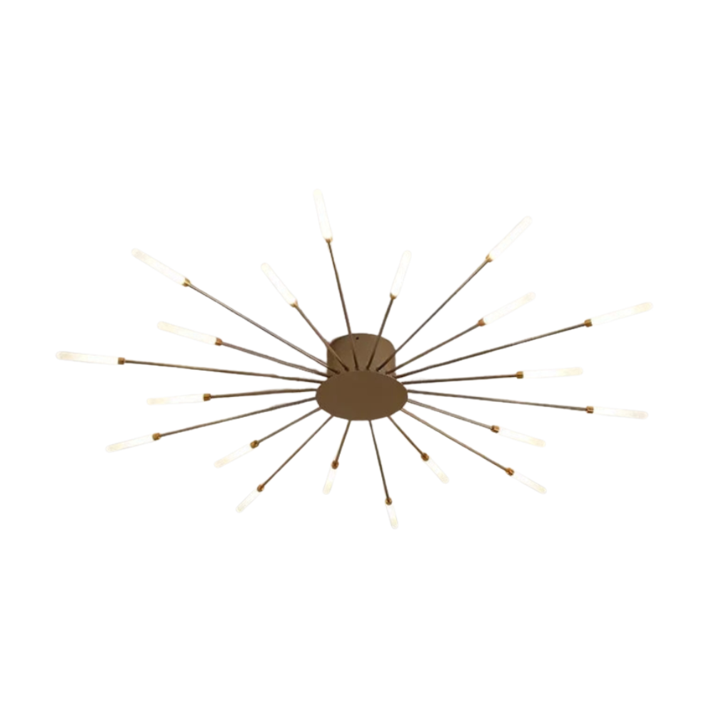Mid Century Sputnik LED Ceiling Light With Adjustable Branch Arms