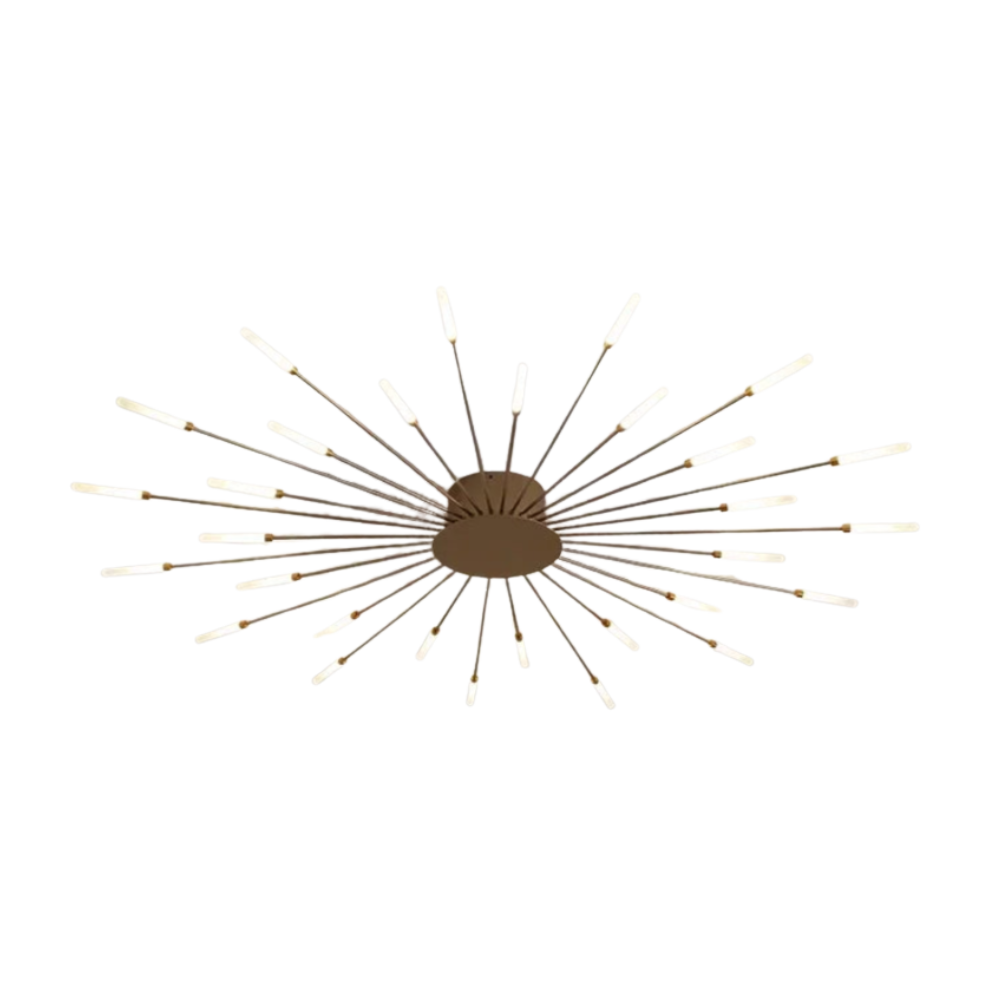 Mid Century Sputnik LED Ceiling Light With Adjustable Branch Arms