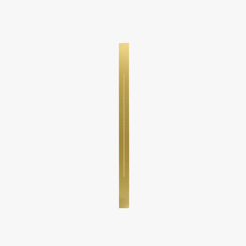 Minimalist Linear LED Wall Light Long Bar Indoor Wall Lamp Black Gold