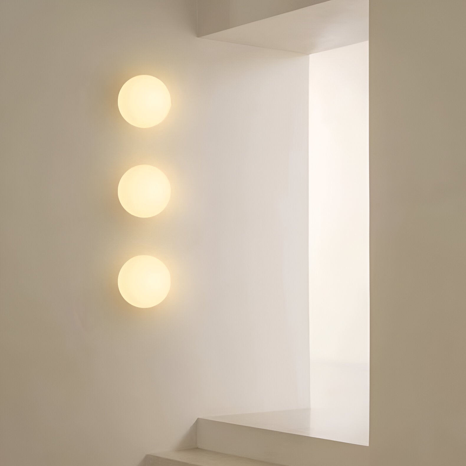 Minimalist Round Glass Wall Sconce G9 LED Wall Light