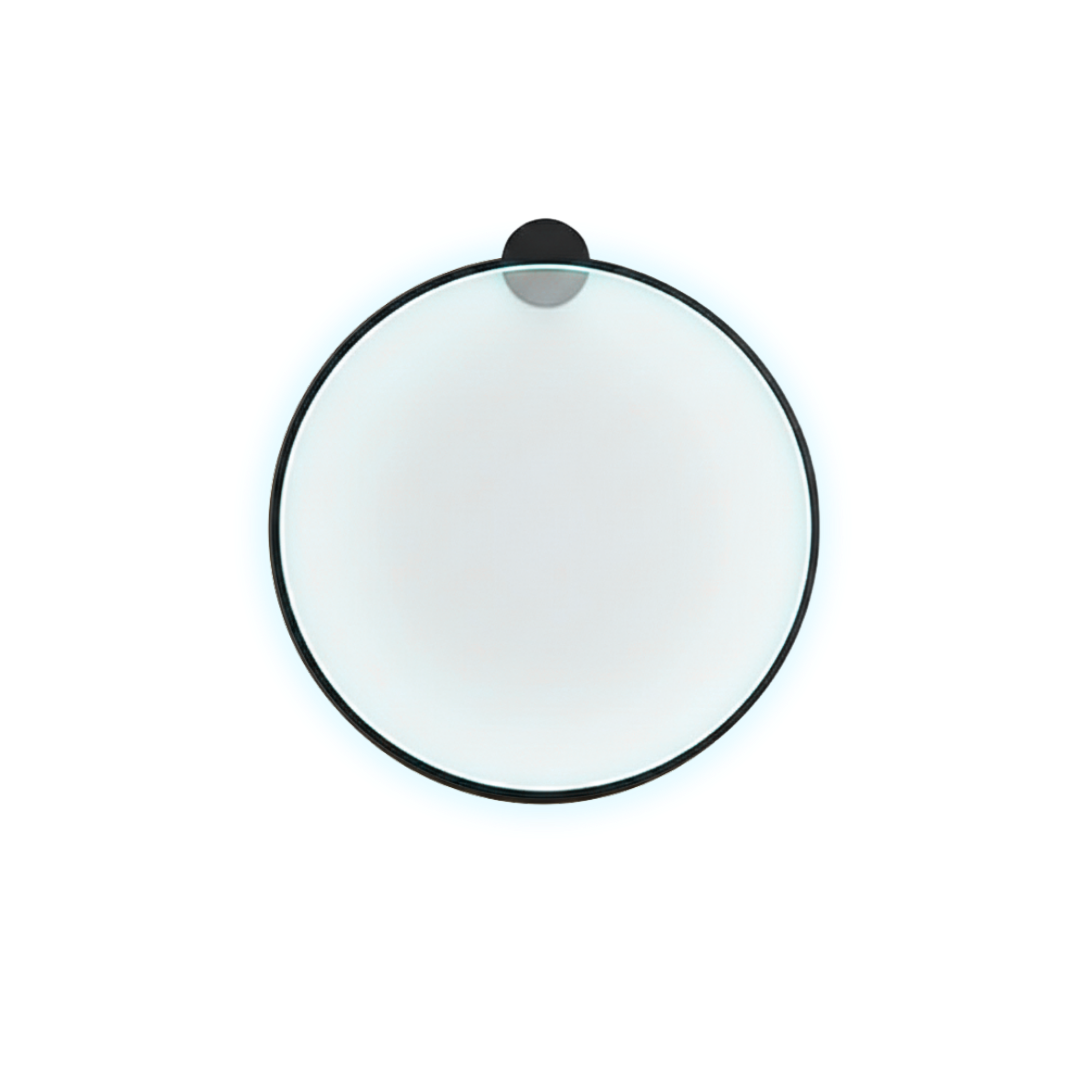 Minimalist Round LED Wall Light Black Frame Circular Wall Sconce