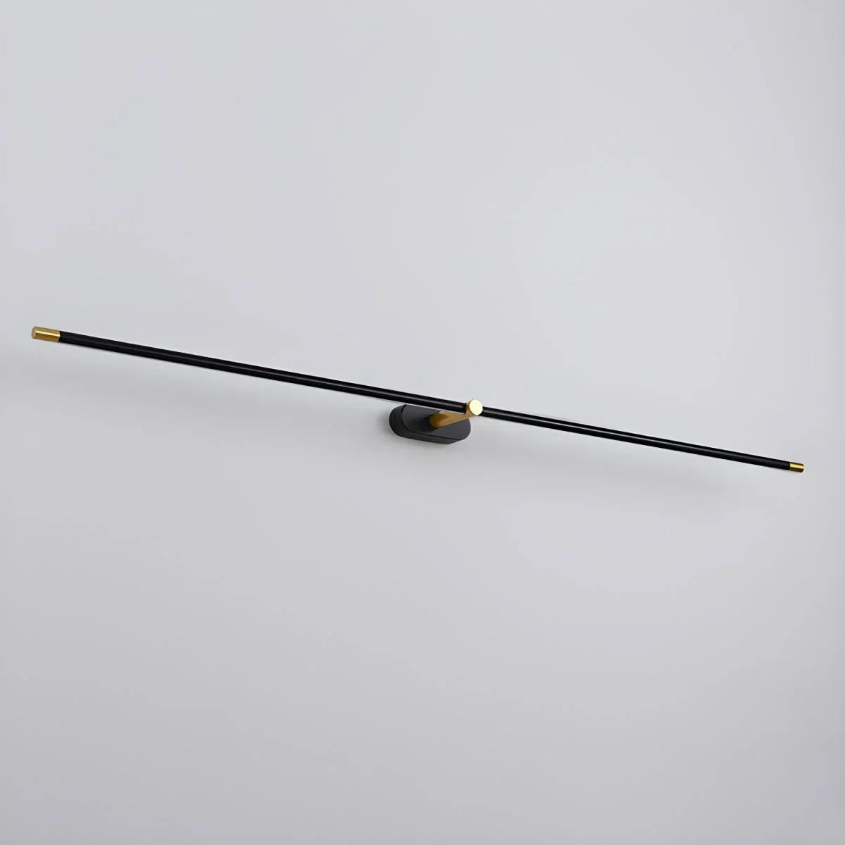 Minimalist Slim Linear LED Wall Light In Black Gold And White