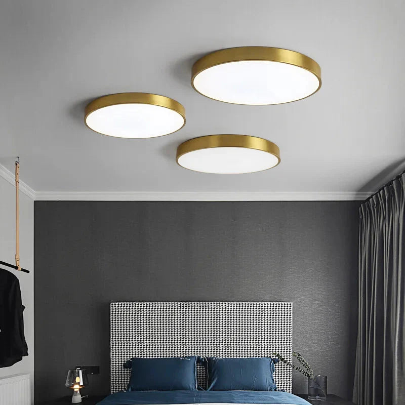 Minimalist Slim Round LED Flush Mount Ceiling Light