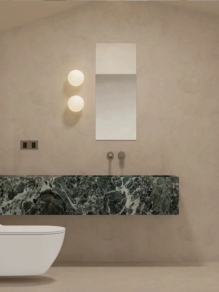 Modern Frosted Glass Globe LED Wall Sconce Light