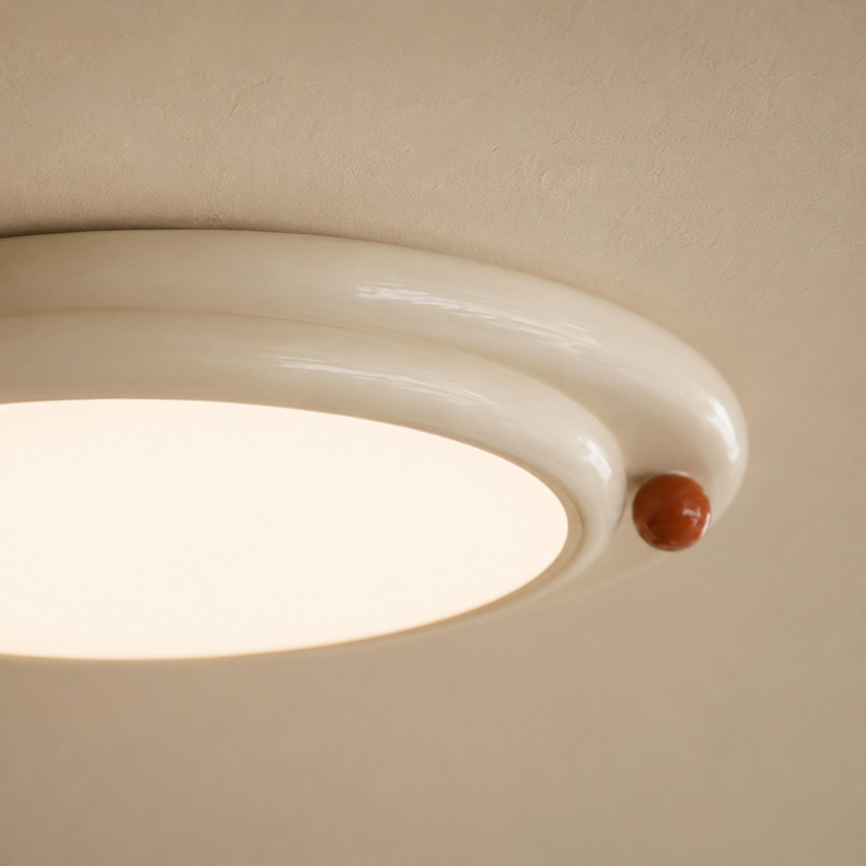 Modern LED Acrylic and Iron Flush Mount Ceiling Light