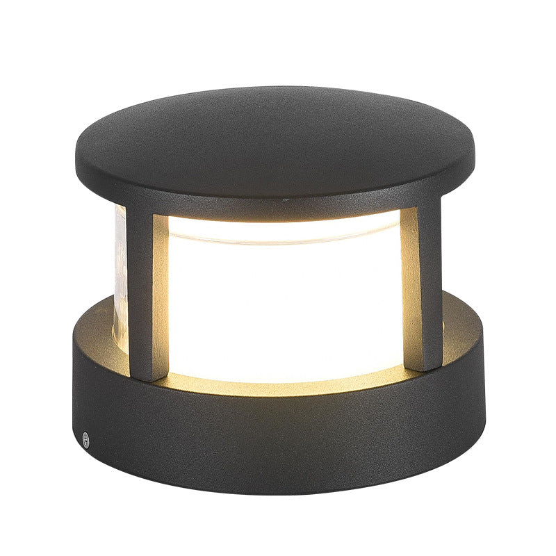 Modern Square and Round Aluminium LED Outdoor Post Top Pillar Light