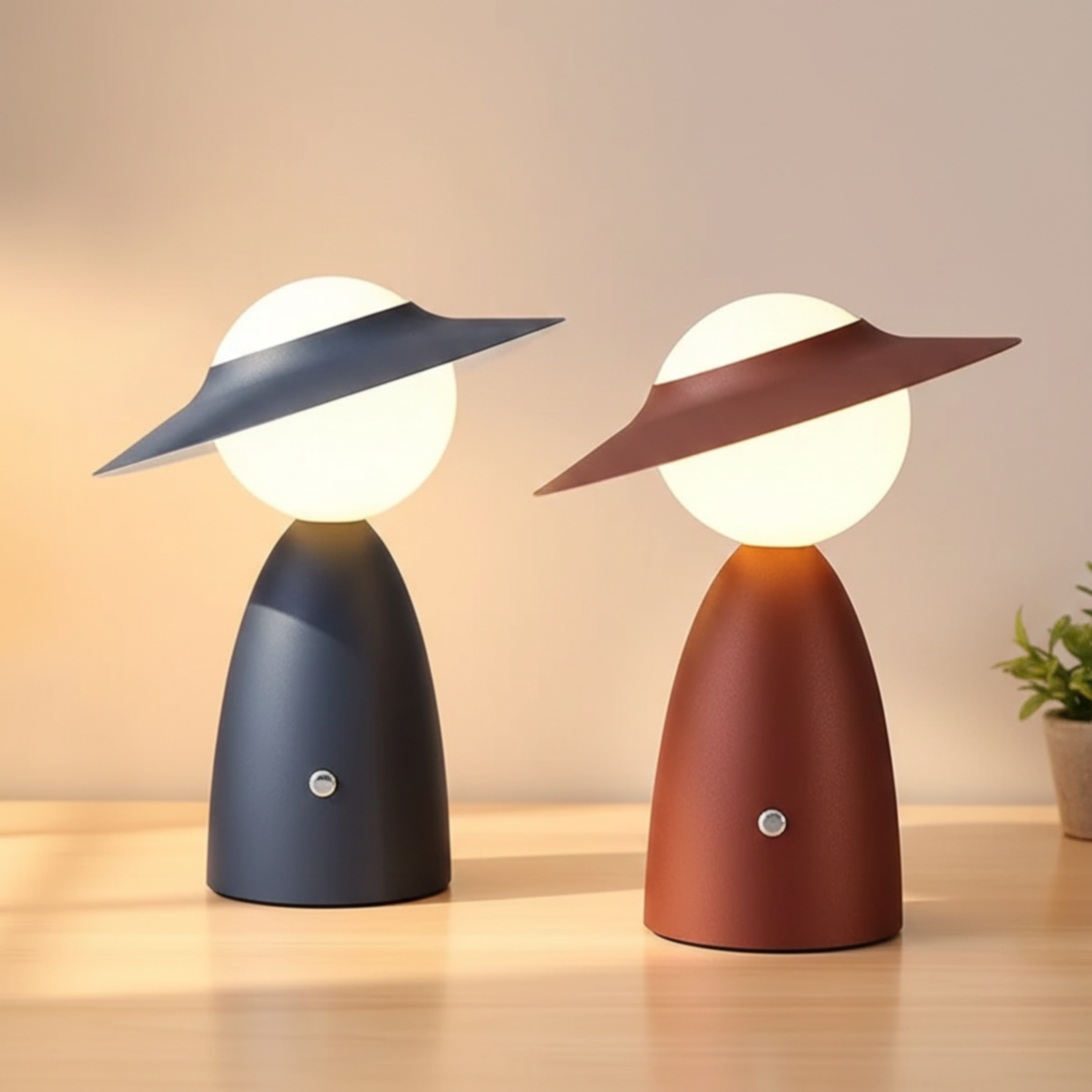 Modern Touch Dimmable LED Bedside Table Lamp With Wireless Phone Charging