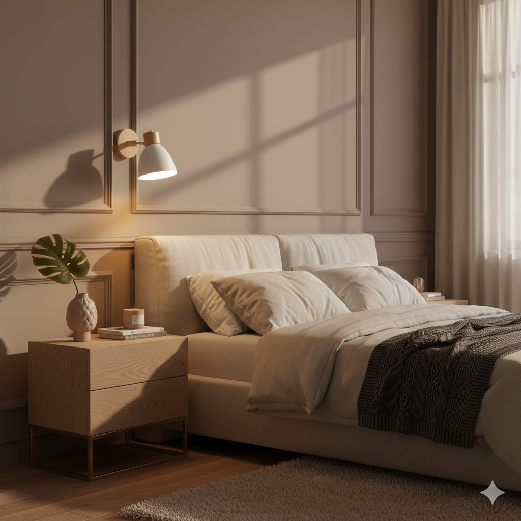 Nordic Wood And Metal Cone Adjustable Wall Light